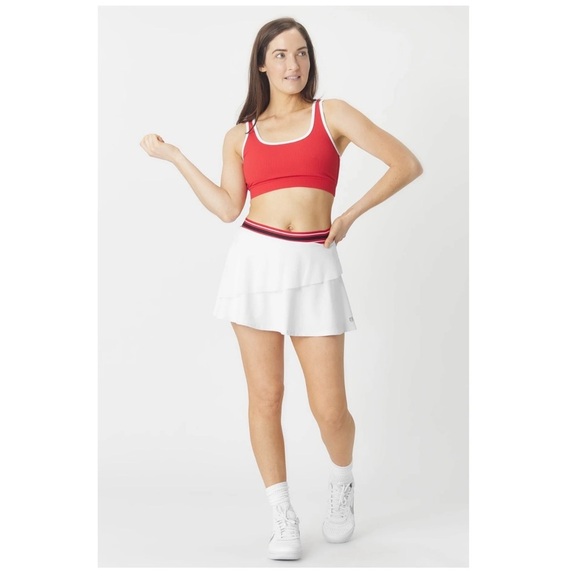 EleVen by Venus Williams | Preppy Collegiate Tennis Skirt Skort White | M - Picture 3 of 12